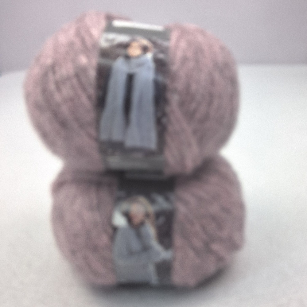 Patons Norse Yarn Lot of 2 Skeins Tawny Coral Bulky Wool Blend Pink 91008 New